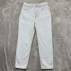 Madewell Jeans Women's 29 Blue Denim The Mom Jean Light Wash Casual 29x25